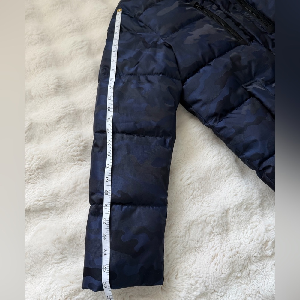 Michael Kors Navy Camouflage Quilted Puffer Jacket-Water/Cold Resistant -M - Picture 16 of 16